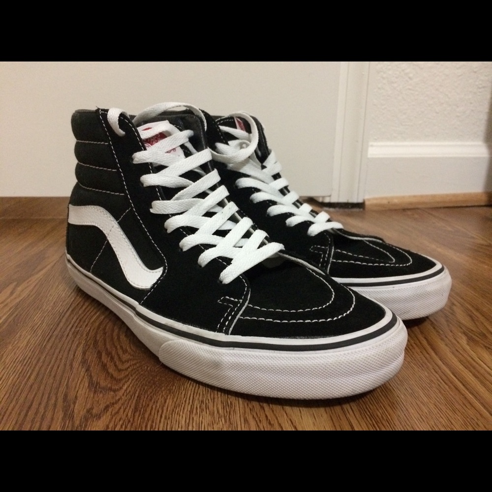 Vans sk8 hi black white old skool pro supreme fog